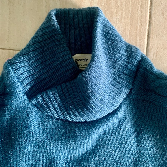 Pierre Cardin Men’s Wool Blue Sweater Vintage - Picture 3 of 8